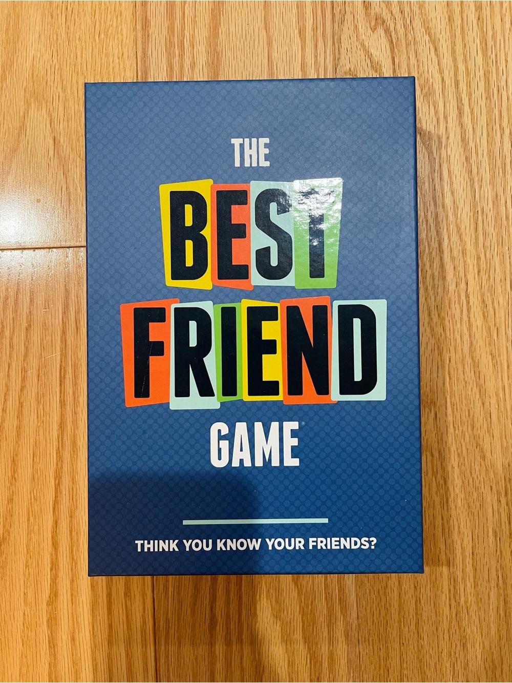 The Best Friend Game — Navy Blue Party Edition